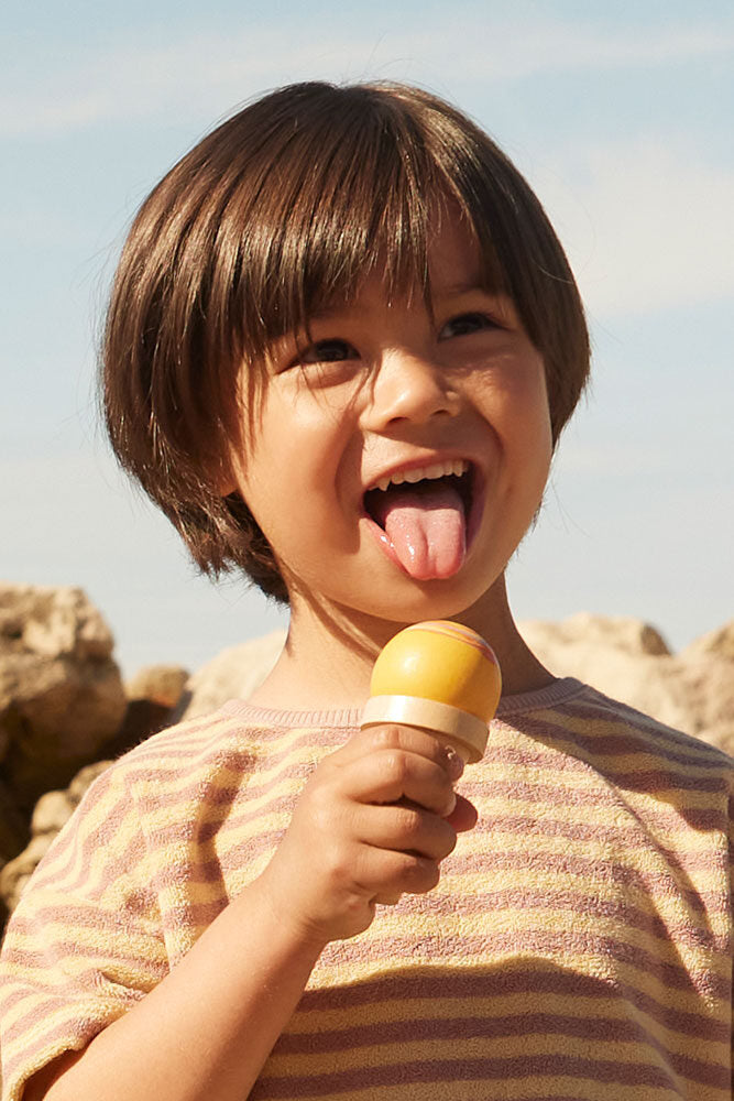 Ice creams in stand