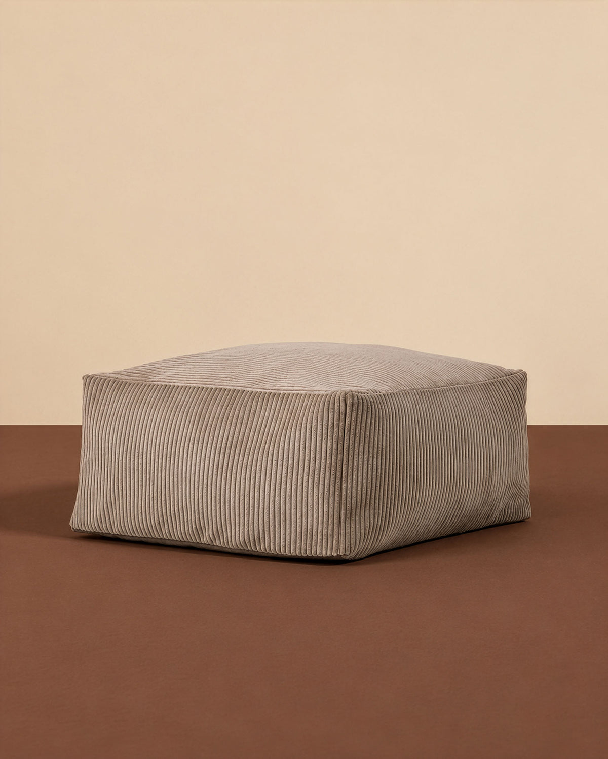 Pouffe grey/brown