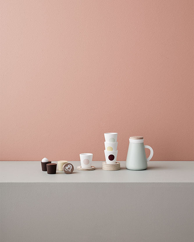 Swedish fika drinks play set