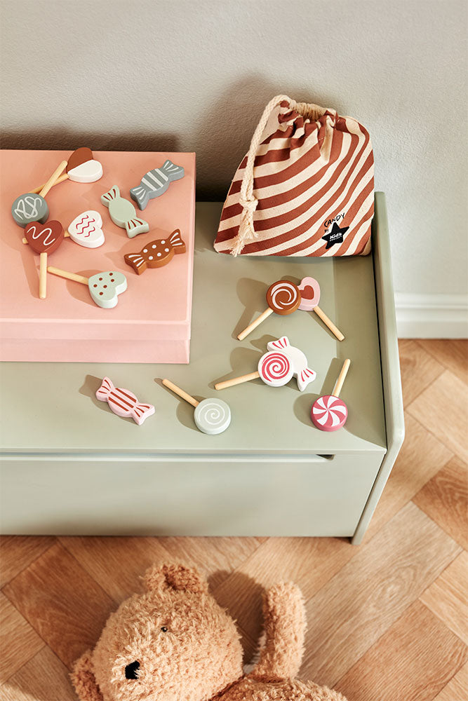 Bonbons aus Holz