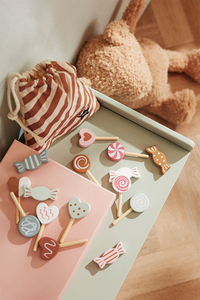 Bonbons aus Holz