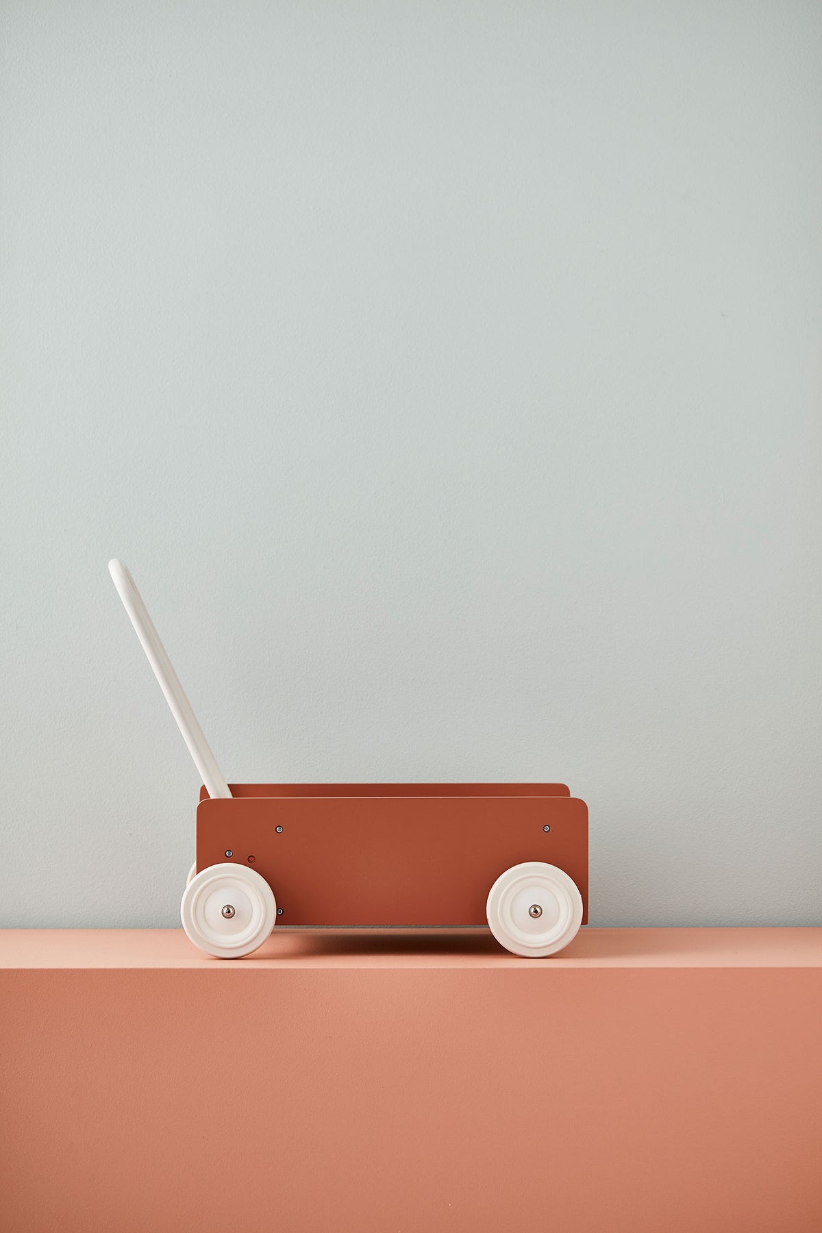 Wooden Baby Walker rust