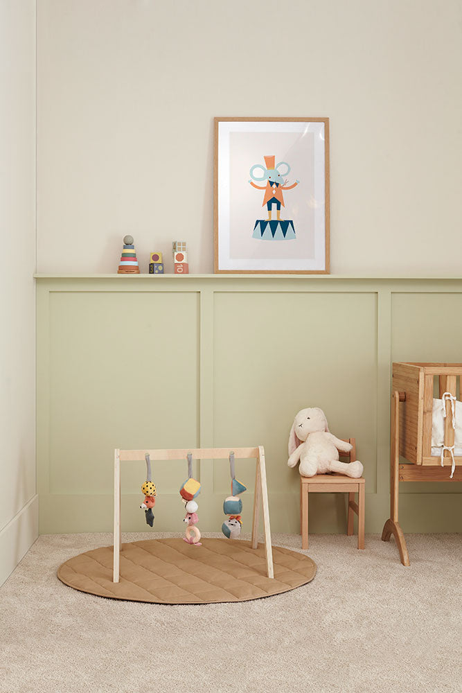 Baby gym wooden frame