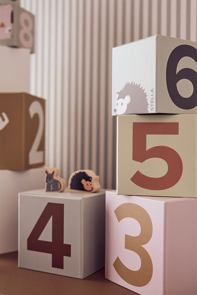 Cubes carton 1 à 10