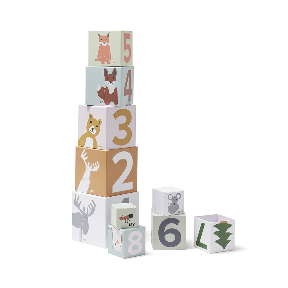 Cubes carton 1 à 10