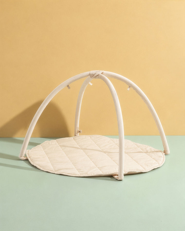 Babygym textil naturvit