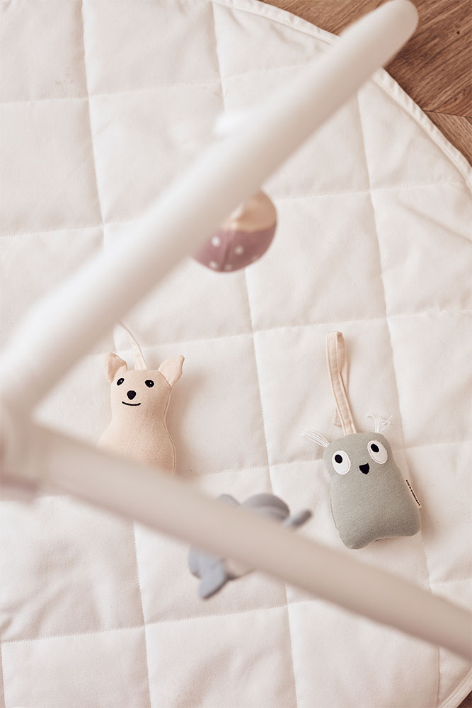 Baby gym textile off white