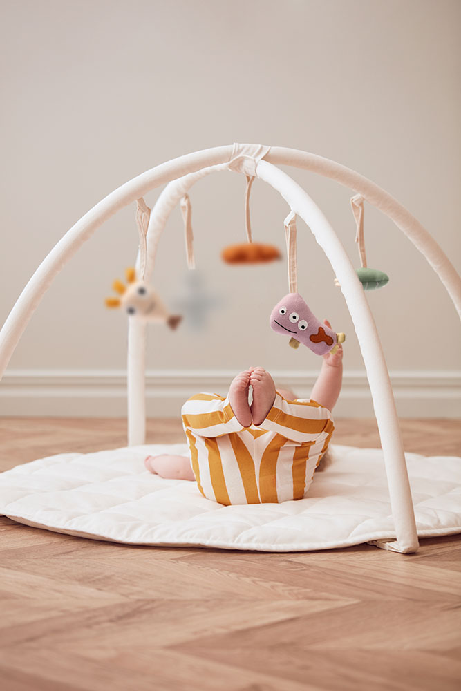 Baby gym textile off white