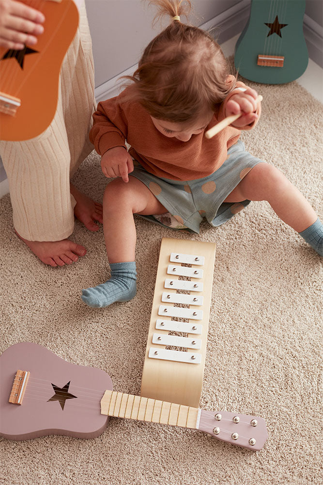 Xylophone contreplaqué blanc