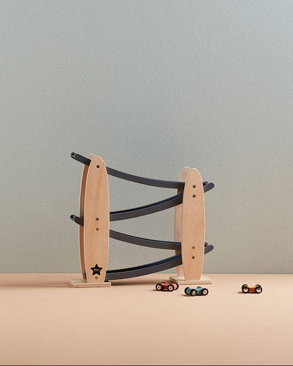 Car track grey