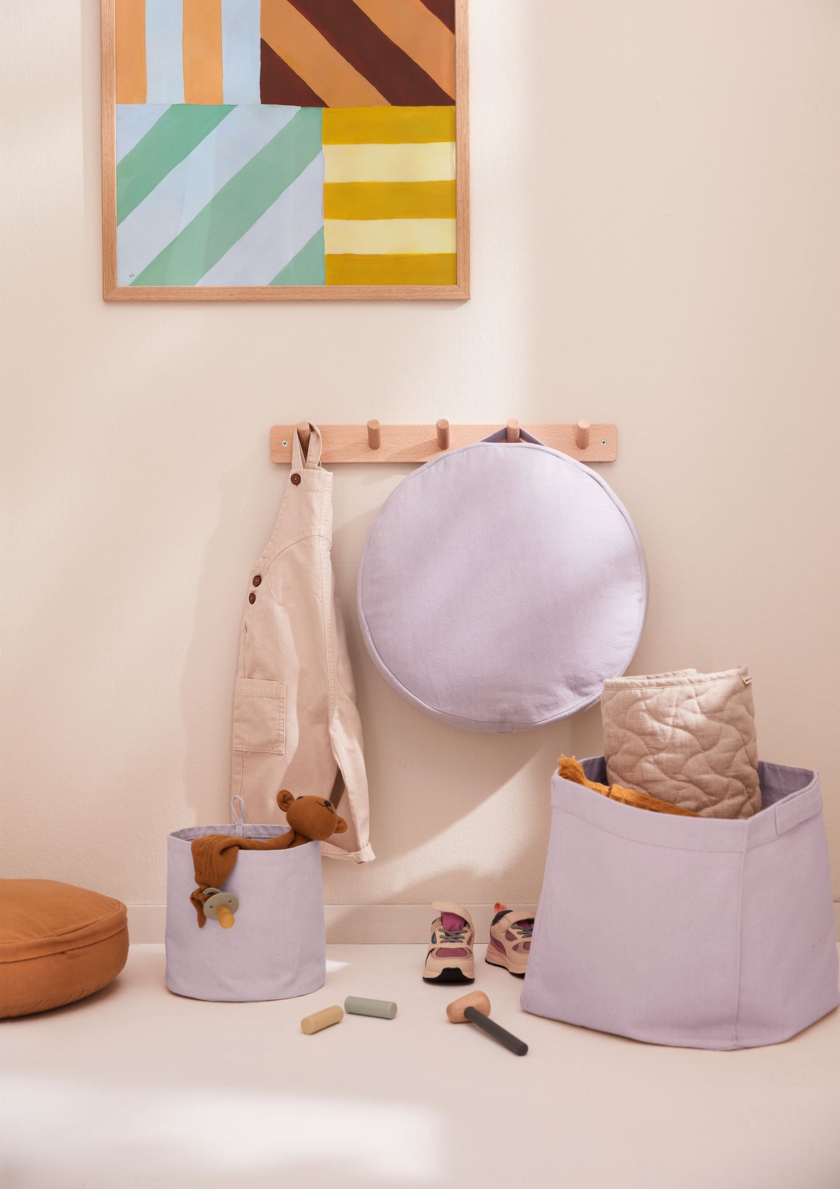 Porte-manteau 5 SAGA Blonde