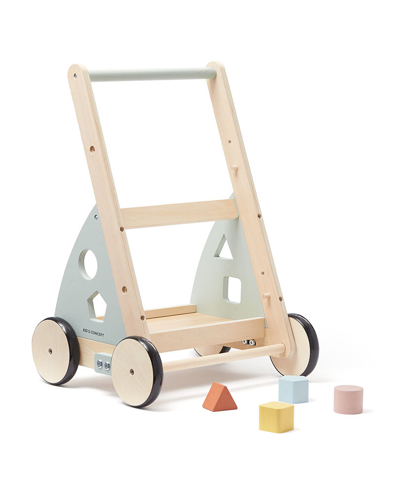 Baby walker with activity board