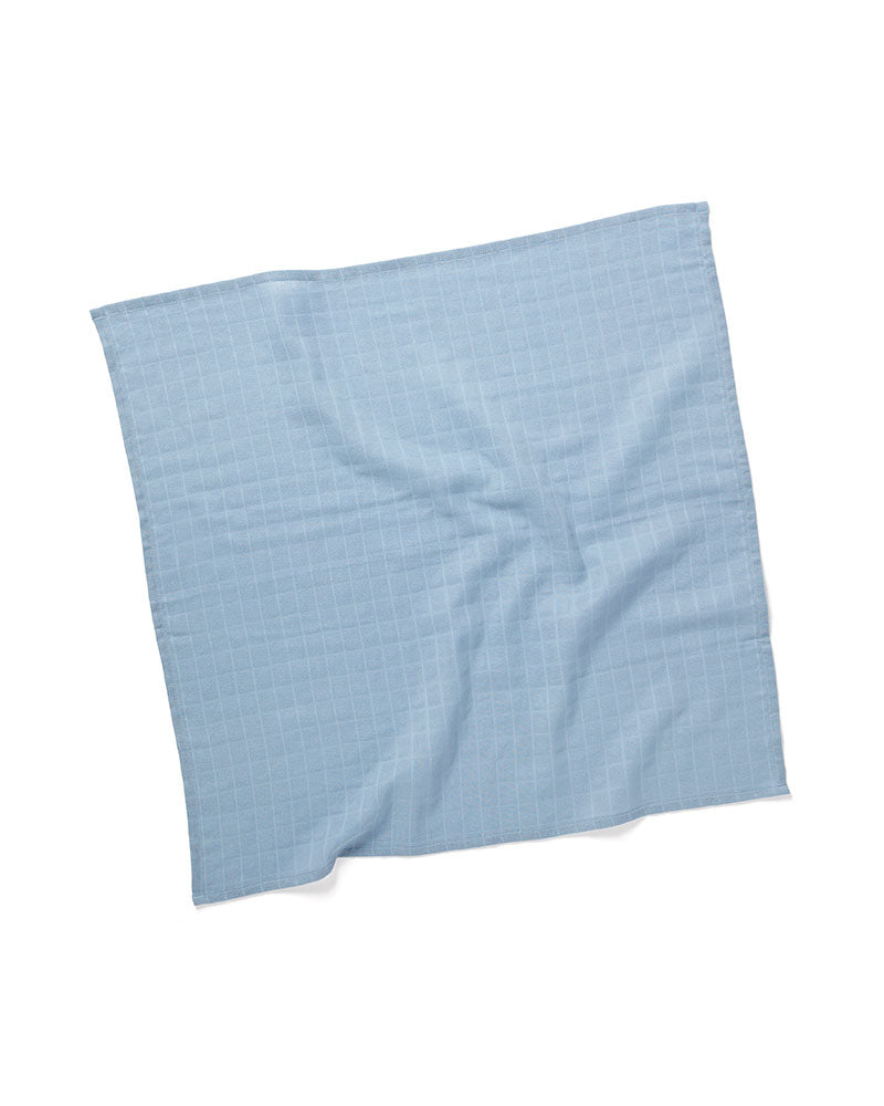 Muslin baby blanket blue mix