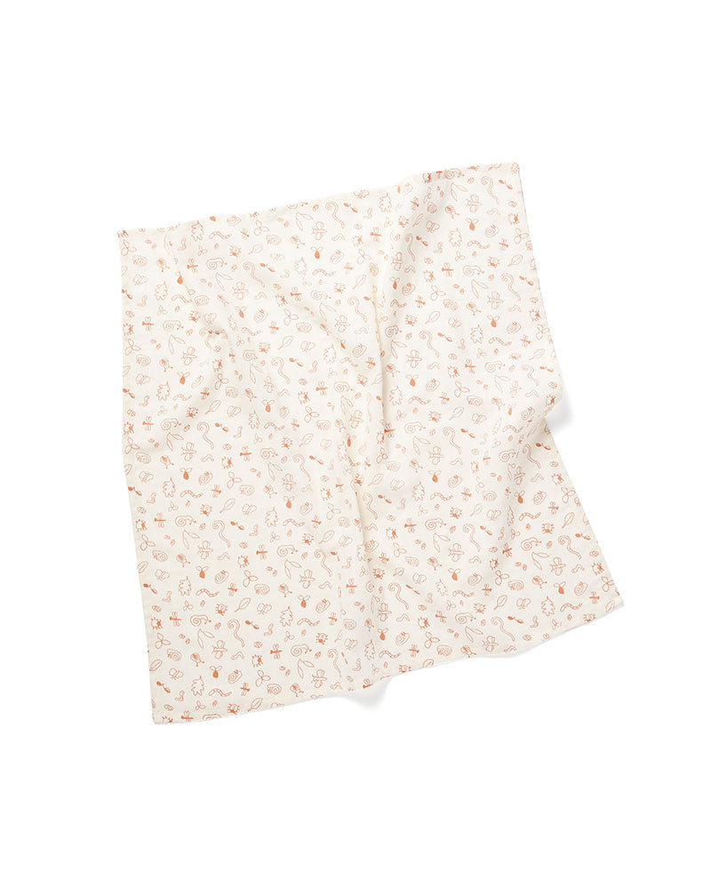 Lot doudous plats en mousseline rose