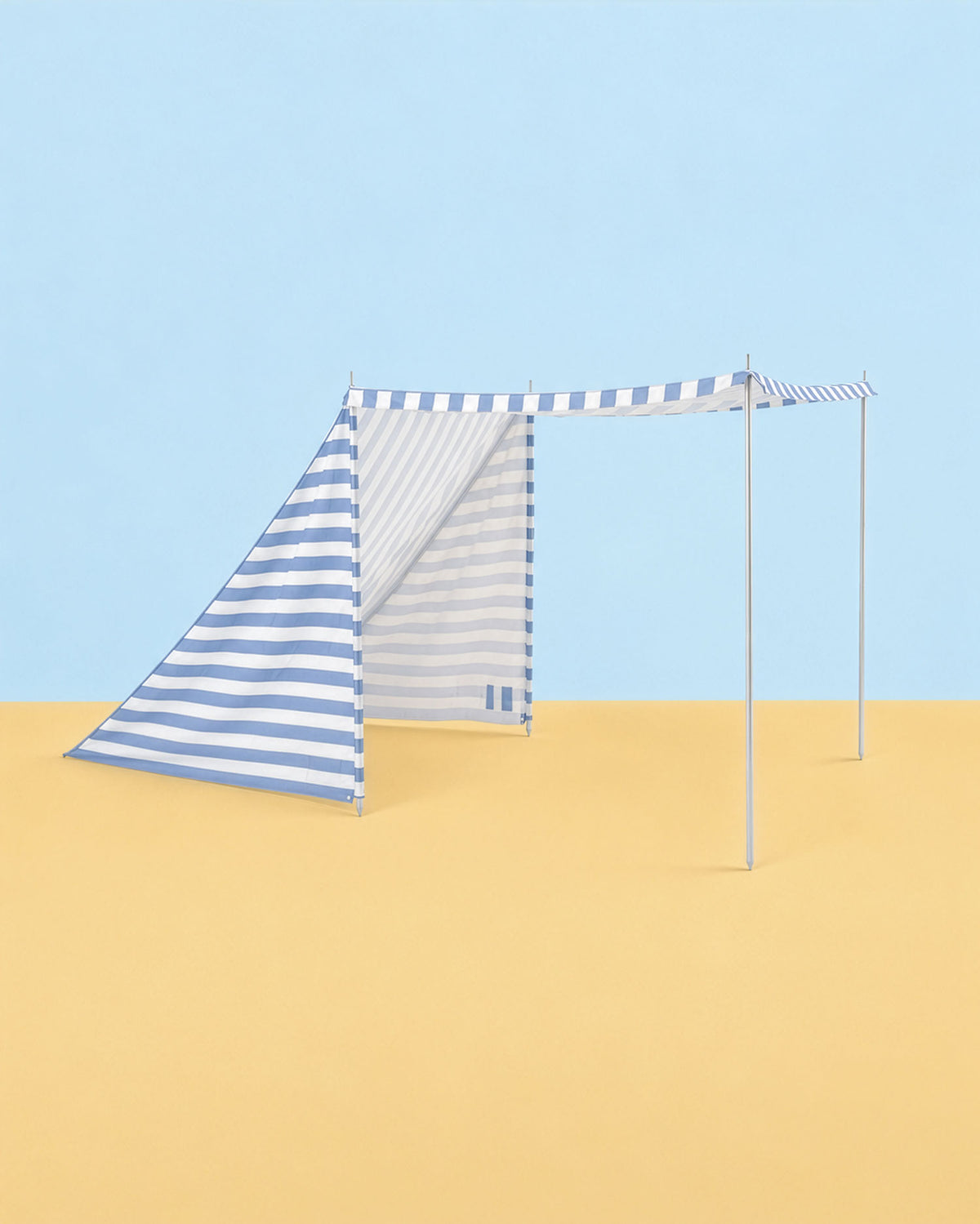 Strandzelt blau