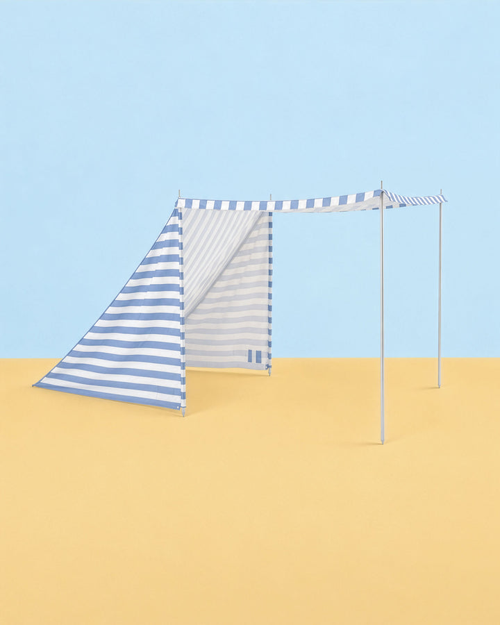 Strandzelt blau