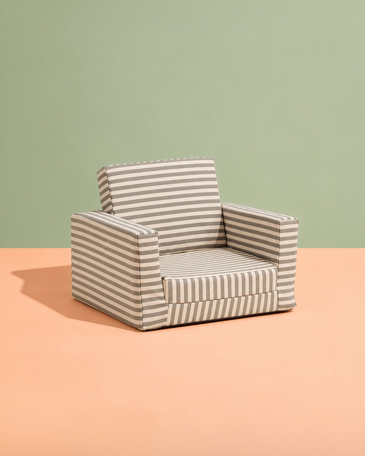 Armchair foldable stripe