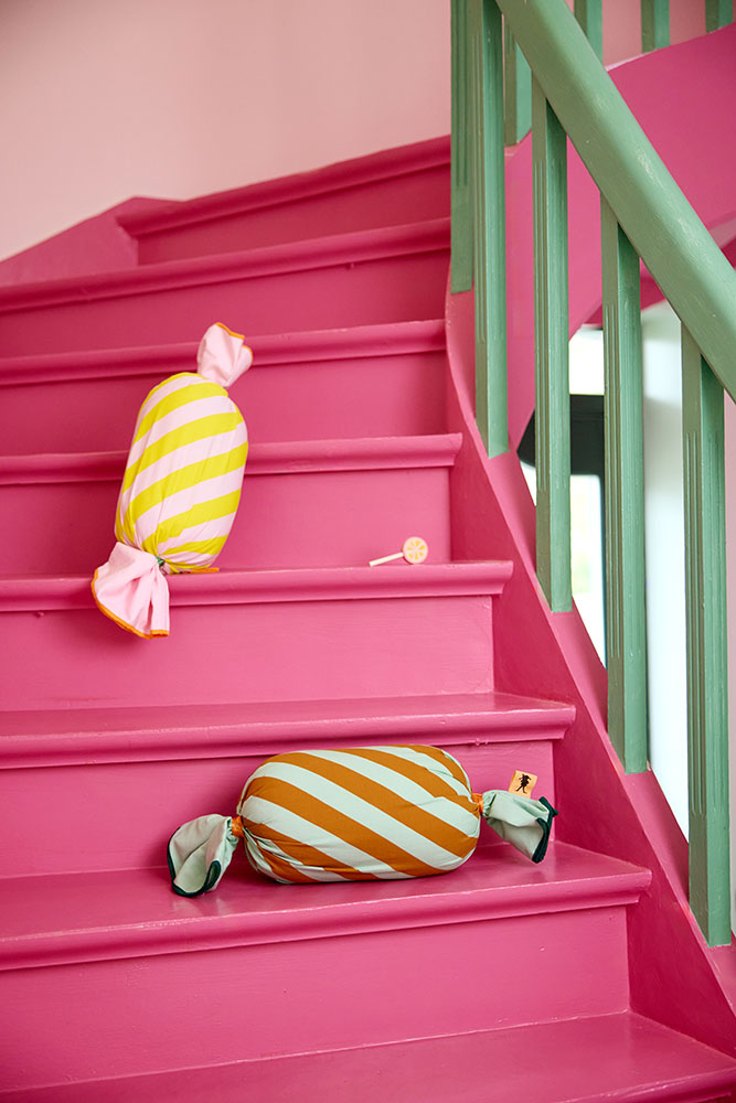 Cushion candy green PIPPI
