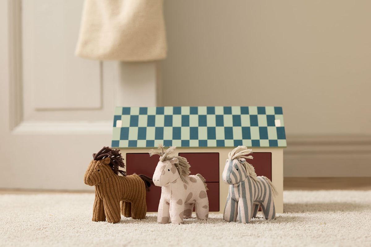 Stable with horses