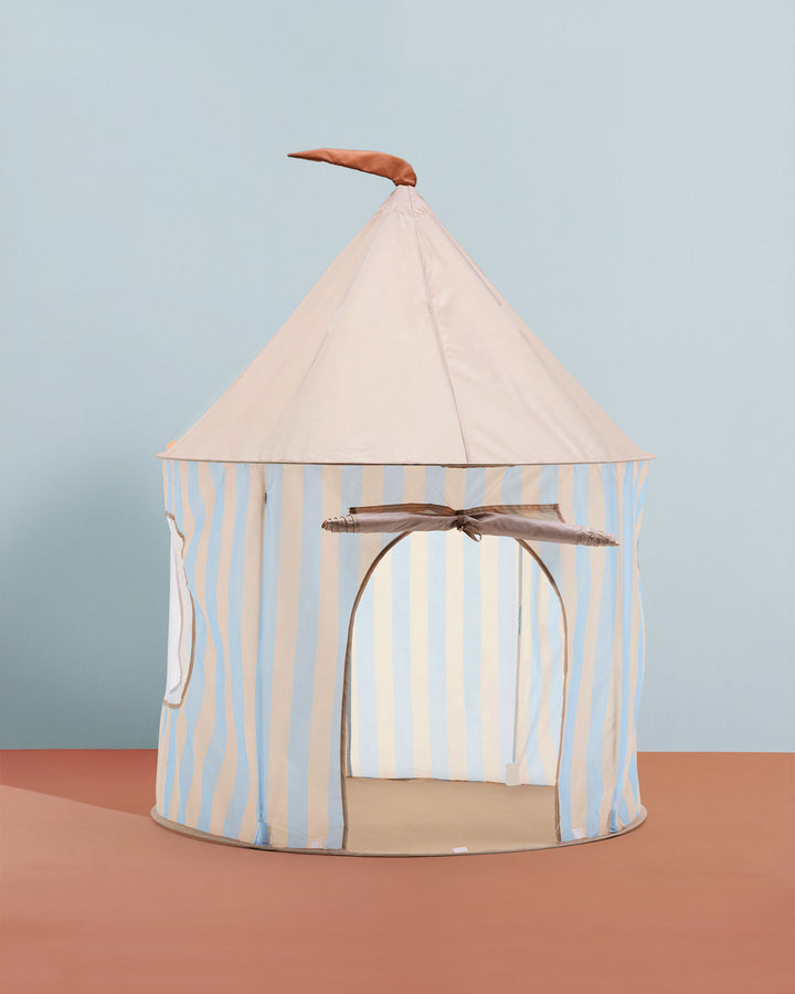 Tent stripe light blue