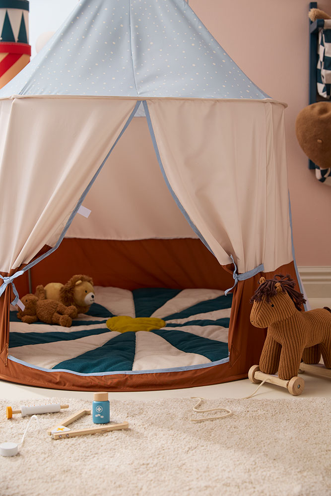 Tent circus blue