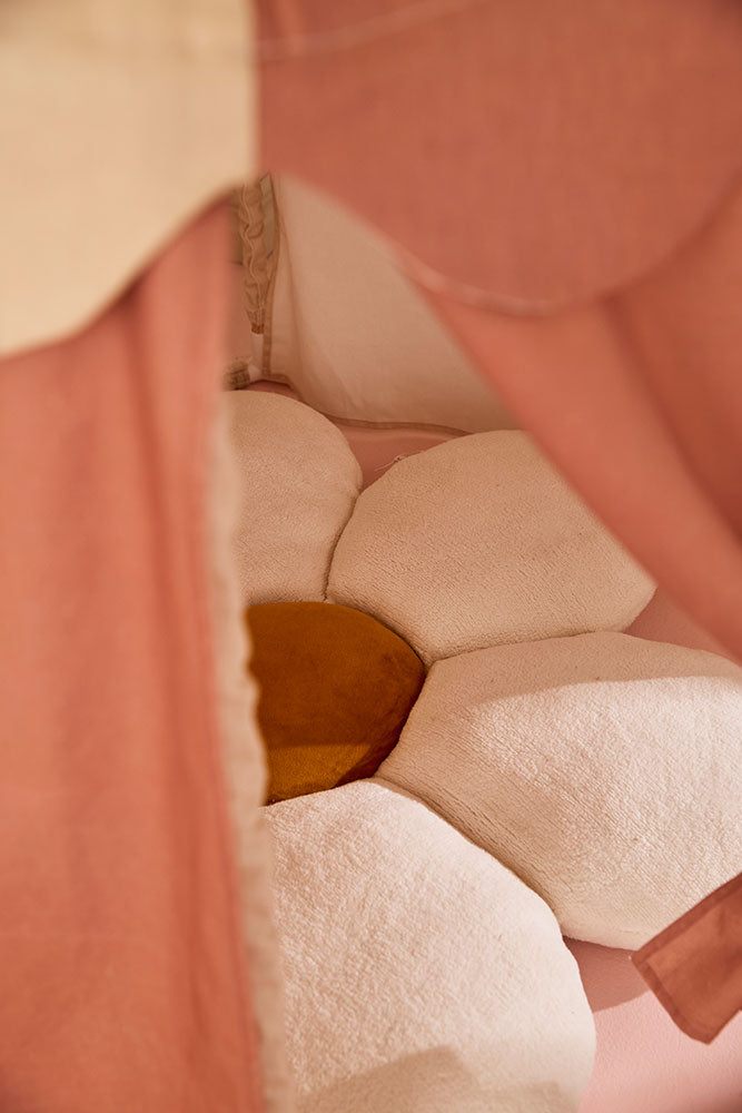 Floor cushion flower