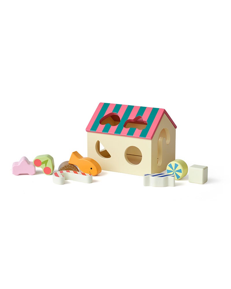 Sorter box house Swedish Candy