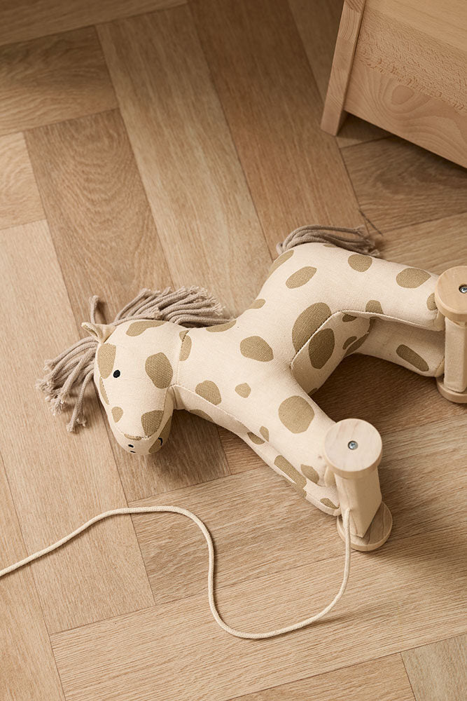 Pull Along horse Dotty