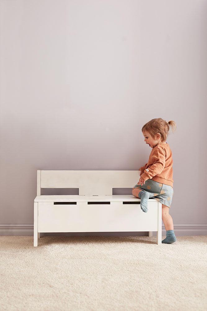 Kid's Sofa with storage white