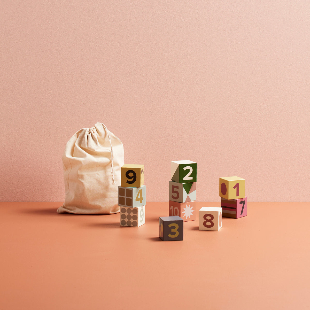 Wooden blocks 1-10