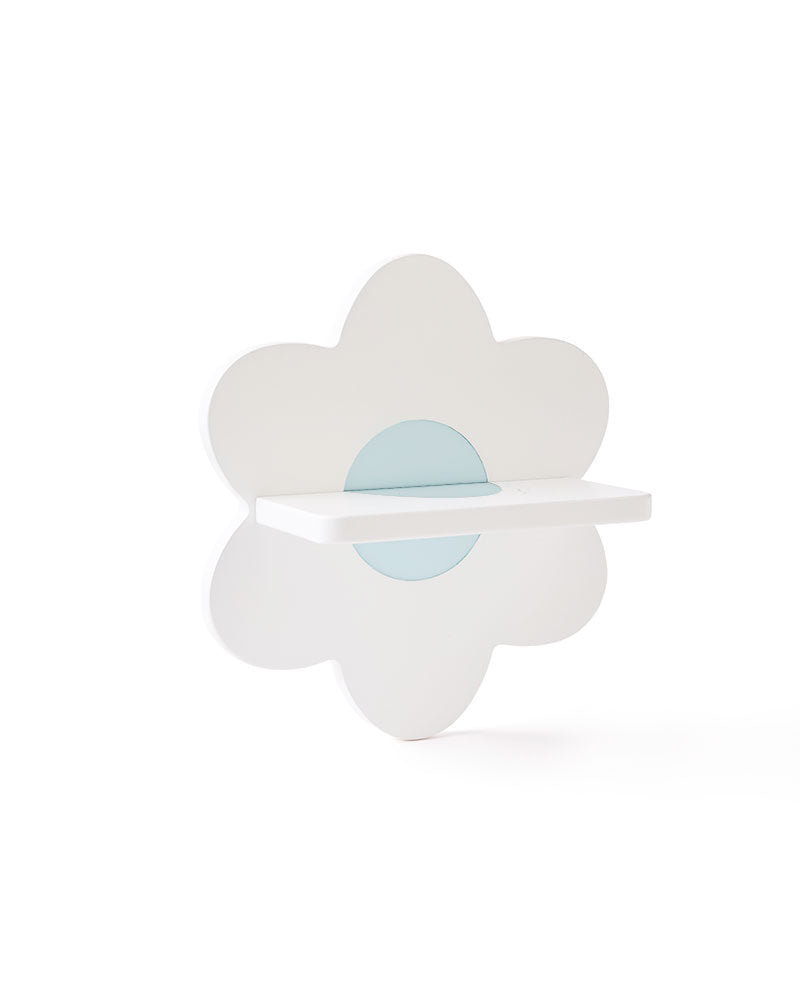 Shelf flower white