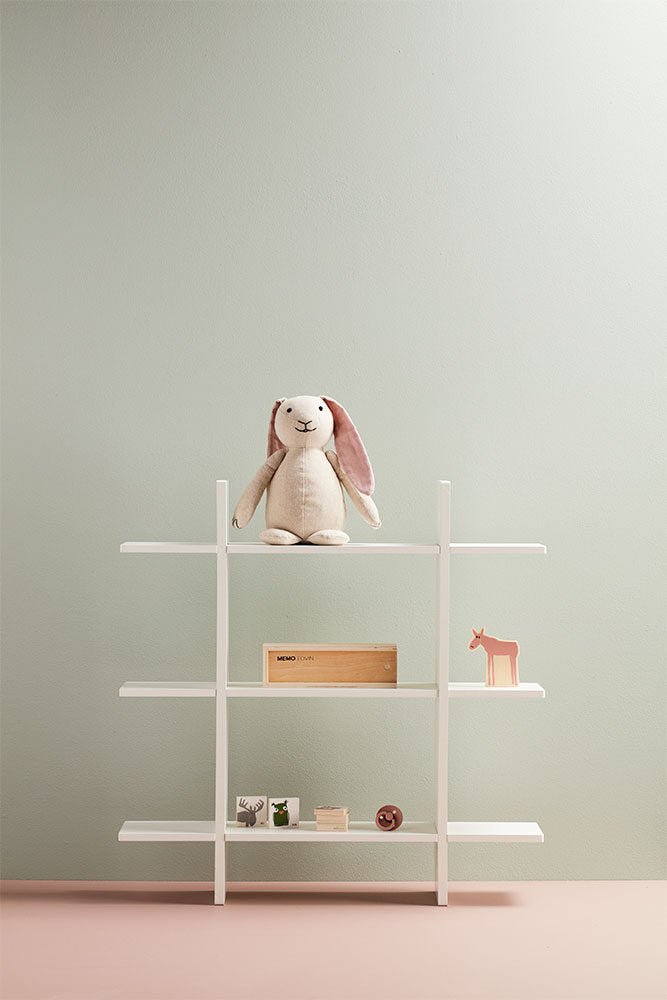 Wall shelf 3 tiers white