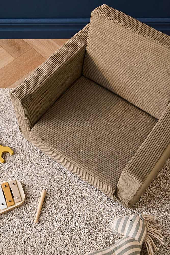 Armchair foldable green