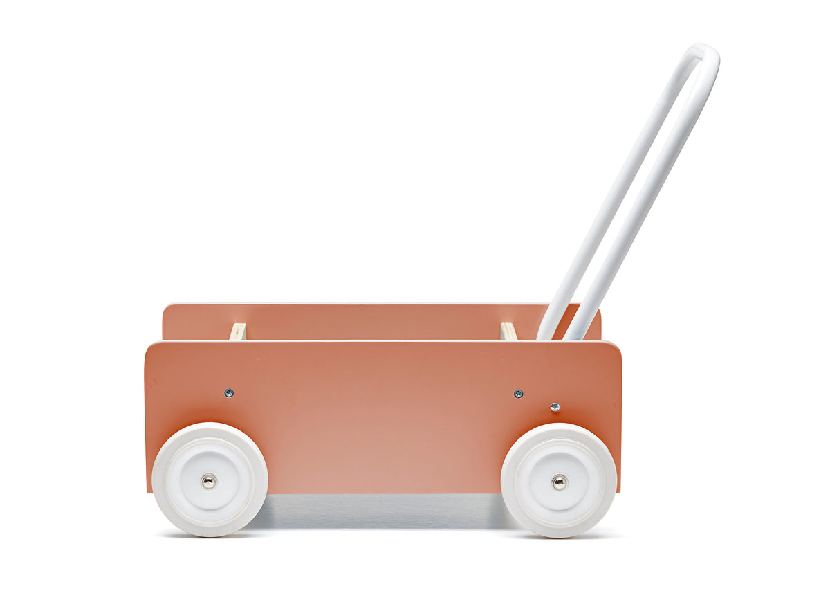 Wooden Baby Walker rust
