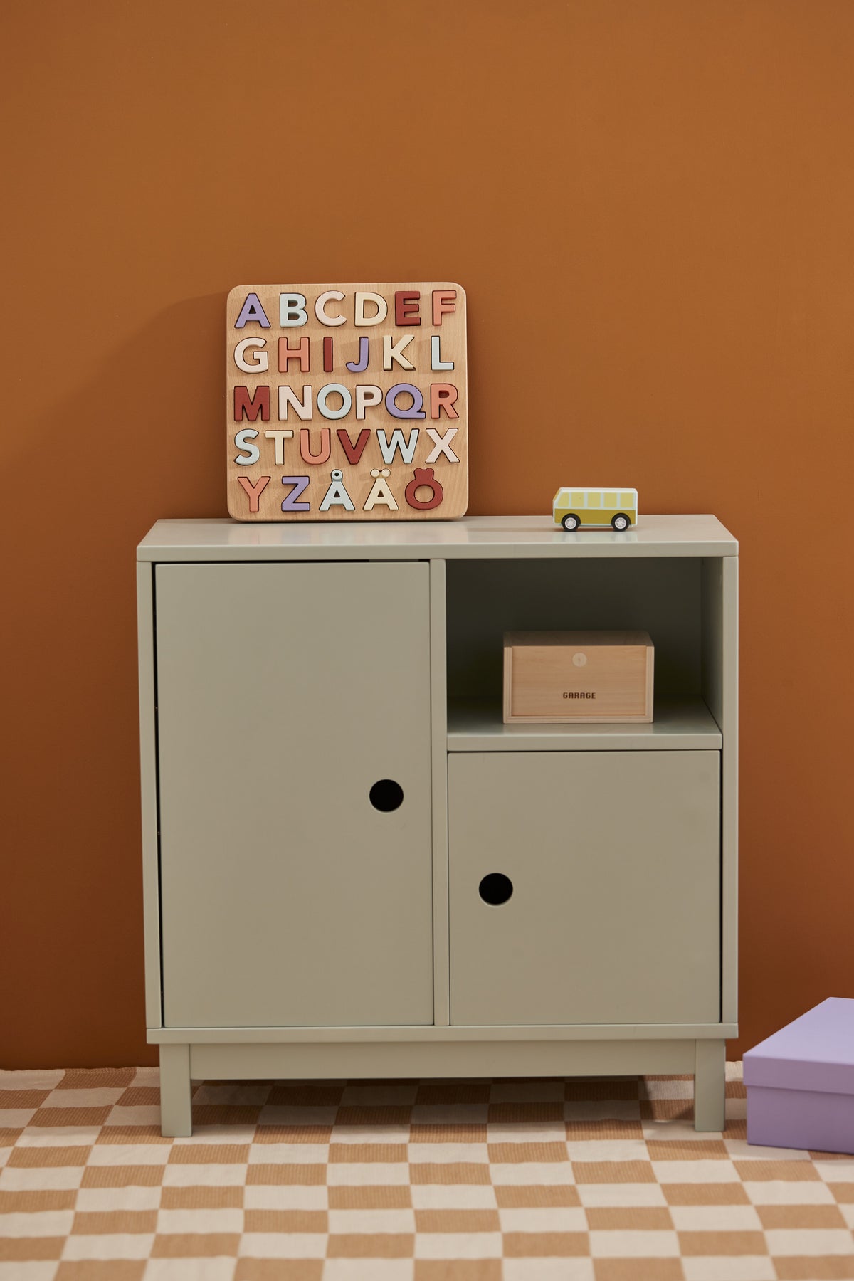 Wooden puzzle A-Z