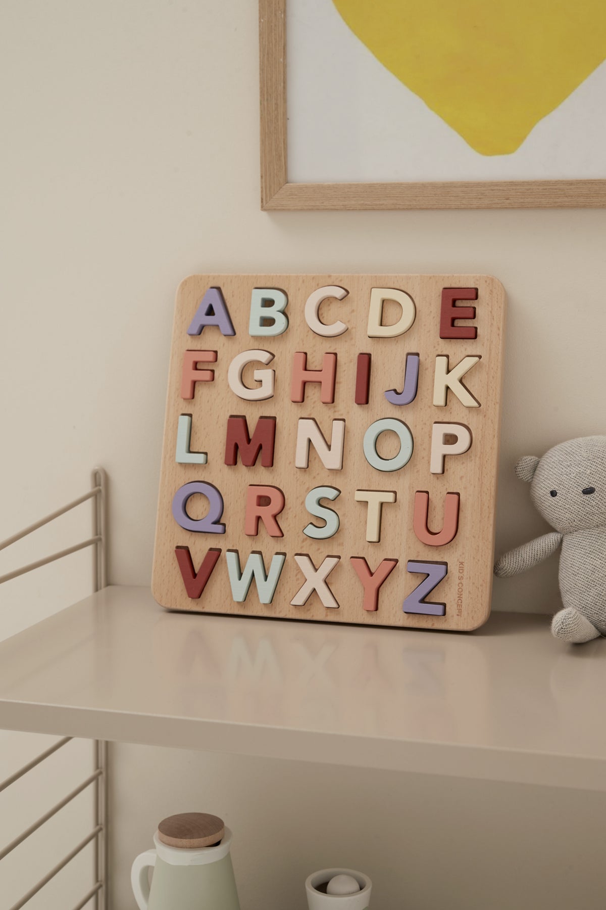 Wooden puzzle A-Z
