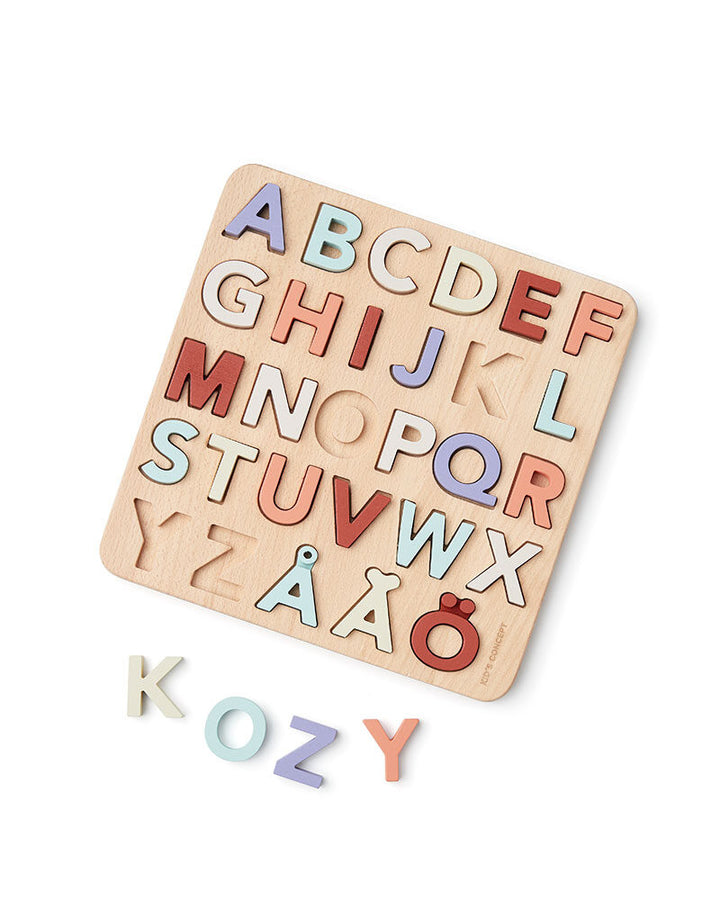 Wooden puzzle A-Z