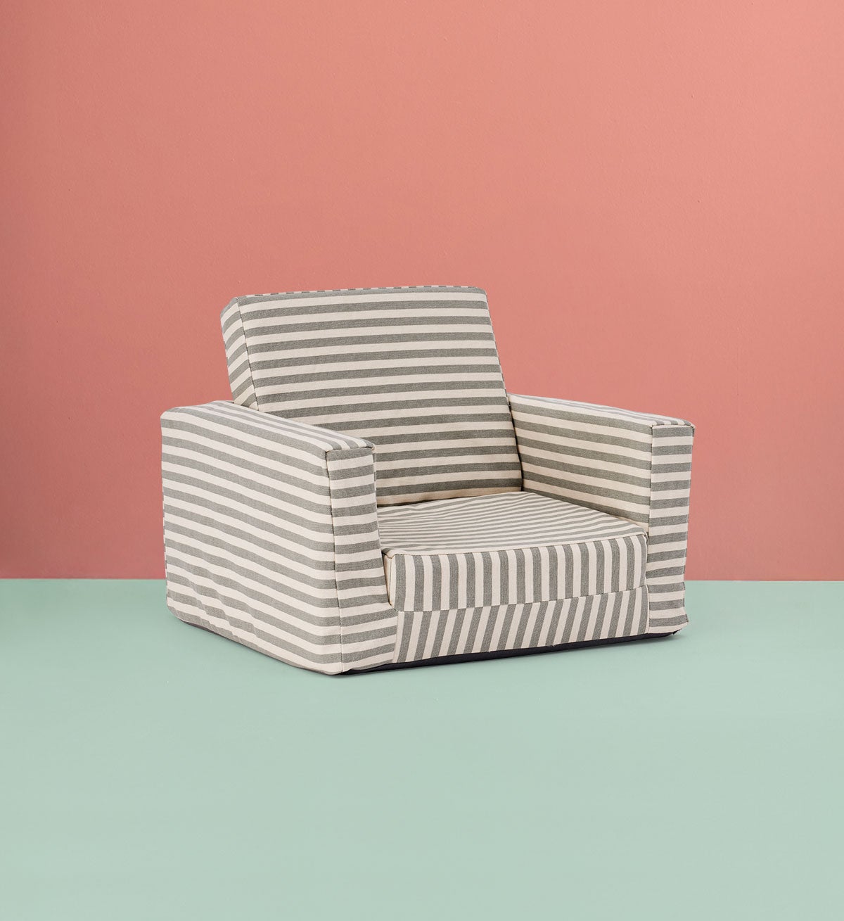 Armchair foldable stripe