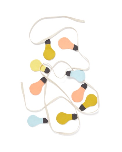 Girlang glödlampa grön multi