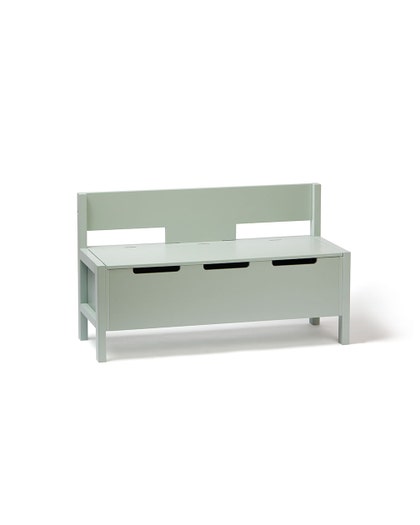 Sofa with storage light green