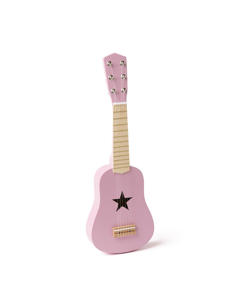 Guitare rose foncé