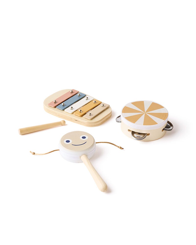 Music set brown