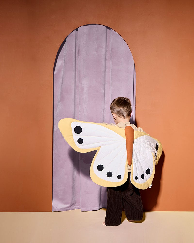 Butterfly maxi yellow DRESS-UP